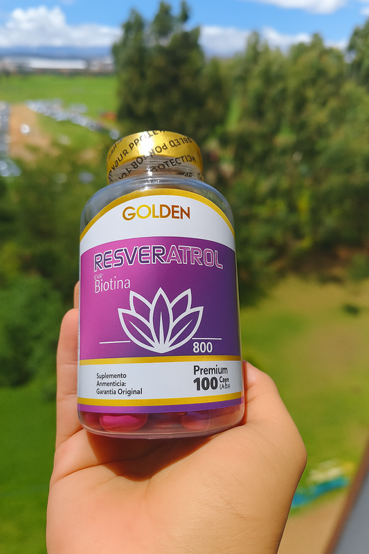Golden resveratrol + Biotina